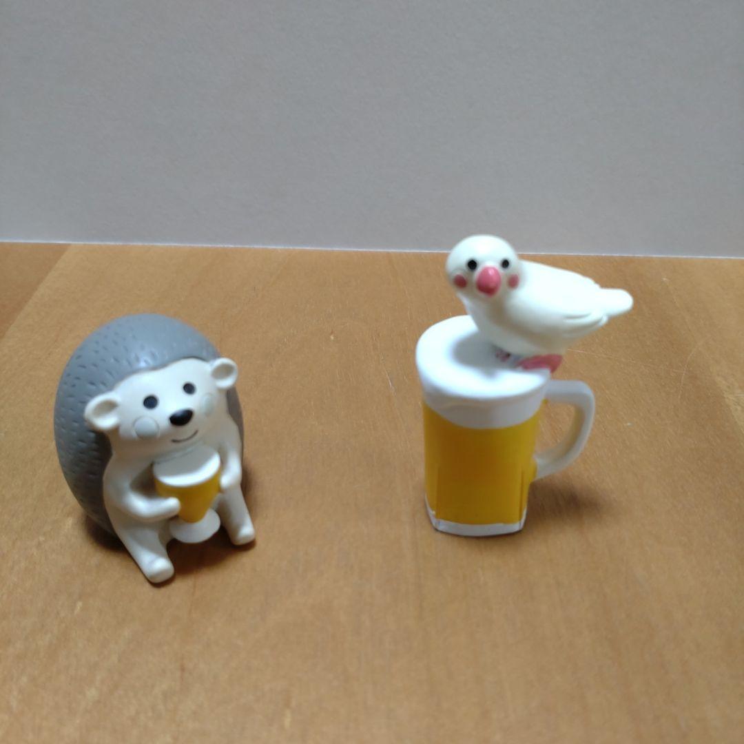 コンコンブル ほろ酔い文鳥 ほろ酔いハリネズミ 2点セット - メルカリ