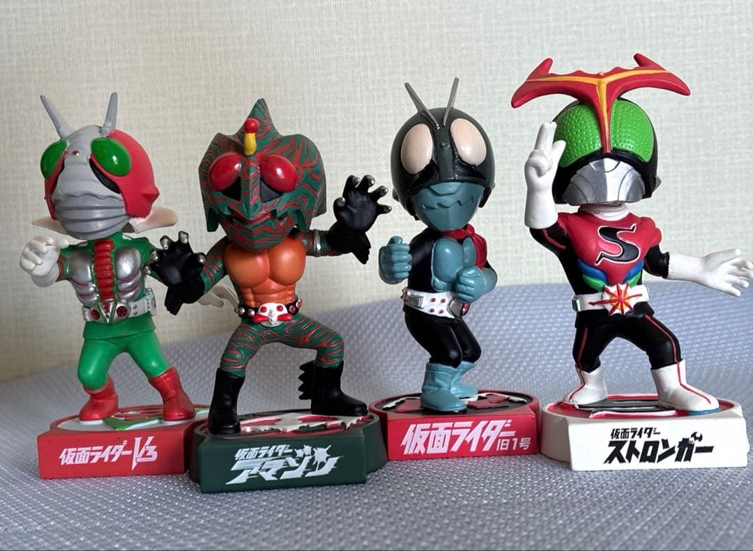 ボブルヘッド　ユラユラ首ふりマスコット　仮面ライダー　セット ボブルヘッド ユラユラ首ふりマスコット 仮面ライダー セット - メルカリ