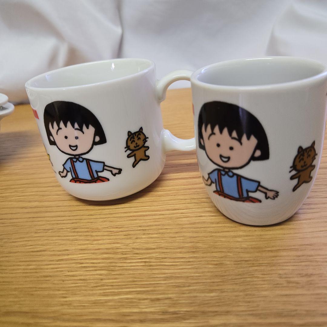 Chibi Maruko chan 食器セット 5点 ちびまる子ちゃん 1990 - メルカリ