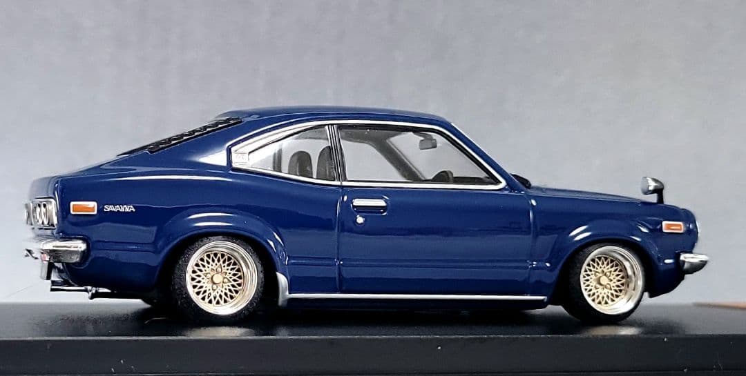 1/43 マツダ サバンナ改 クーペ RX-3 SSRメッシュ アルミ製 深リム