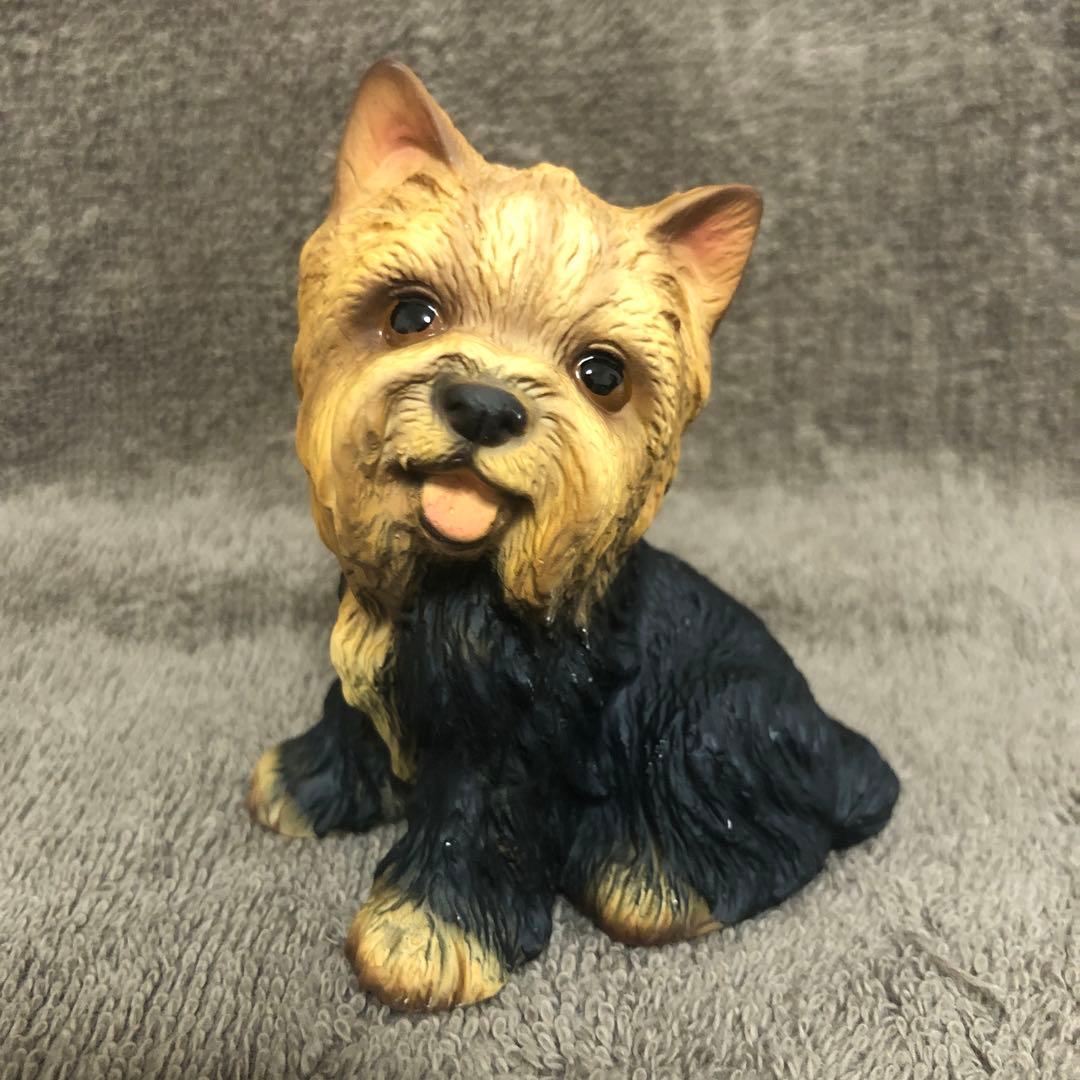 demain 陶器 置物 ヨークシャテリア 犬 インテリア ドマン イタリア製