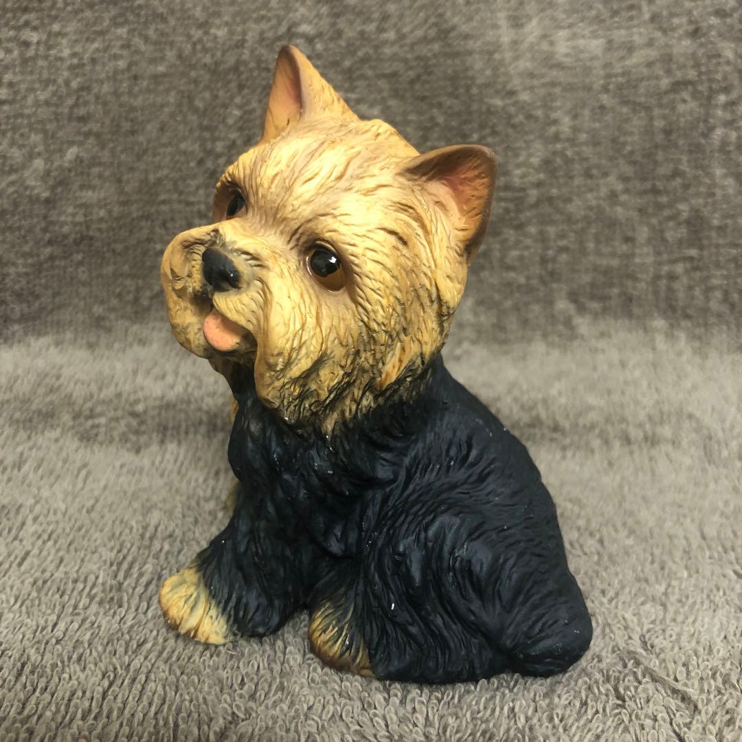 demain 陶器 置物 ヨークシャテリア 犬 インテリア ドマン イタリア製
