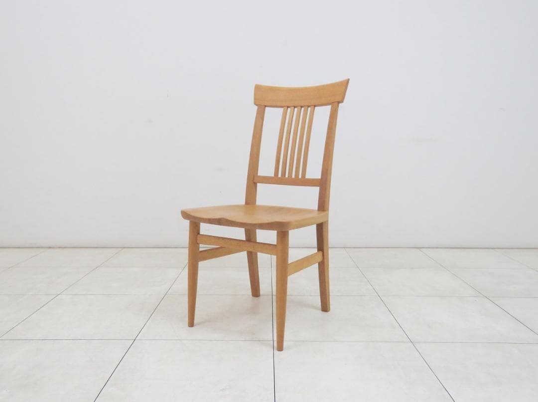 ★美品★飛騨家具 柏木工 杜 ダイニングチェア オーク無垢材 IDC大塚家具 ② IDC OTSUKA(大塚家具)取扱い、KASHIWA(柏木工) オーク無垢材 (MORI)杜
