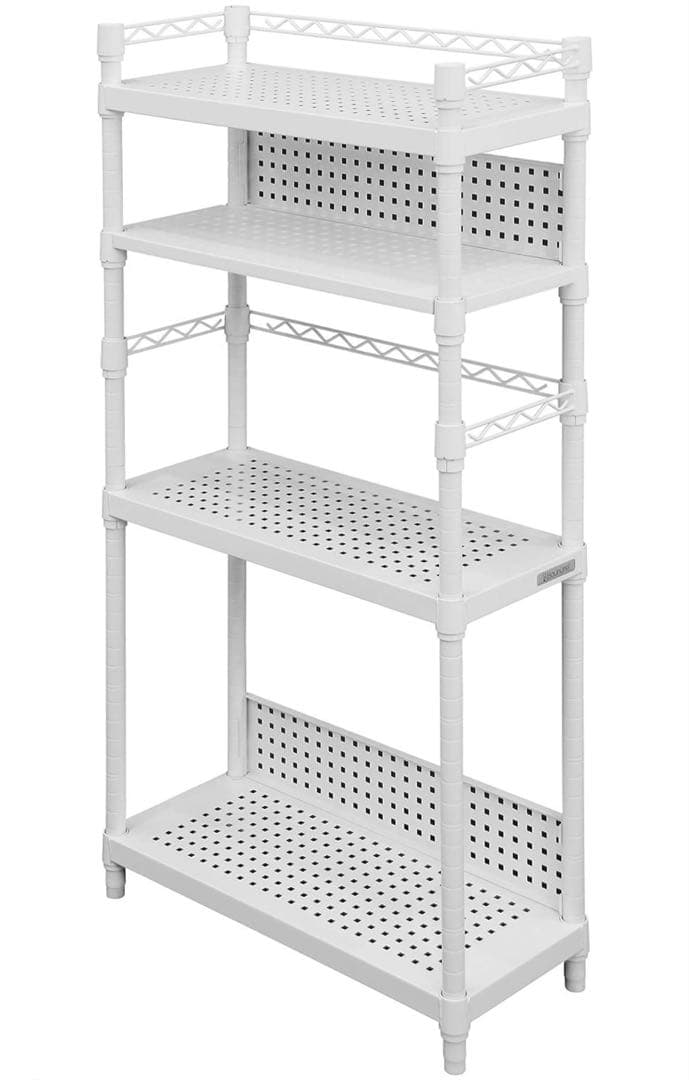 Bauhutte バウヒュッテ BHS-600SM-WH Amazon.co.jp: Bauhutte (バウヒュッテ) デスクサイドラック パソコン