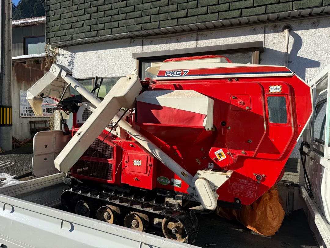 ★実働★ヤンマー★PKG7脱穀機★ハーベスタ★100キロ未満陸送費込★ 脱穀機 ハーベスタ ヤンマー PKG700 YANMAR ガソリンエンジン - メルカリ