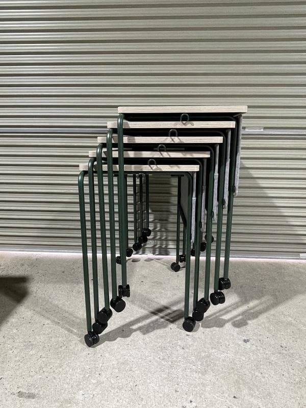 美品】オカムラ スプリント MT40AB MHG9 5台 スタッキングテーブル
