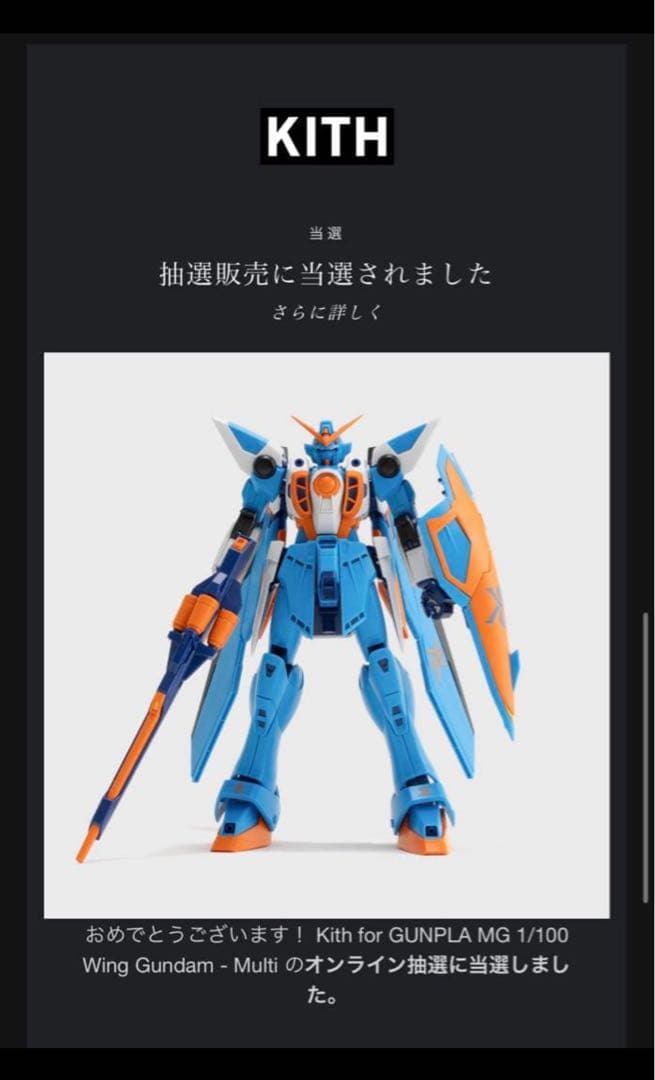 KITH GUNDAM RX-78-2 Ver.2.0 WING GUNDAM - メルカリ