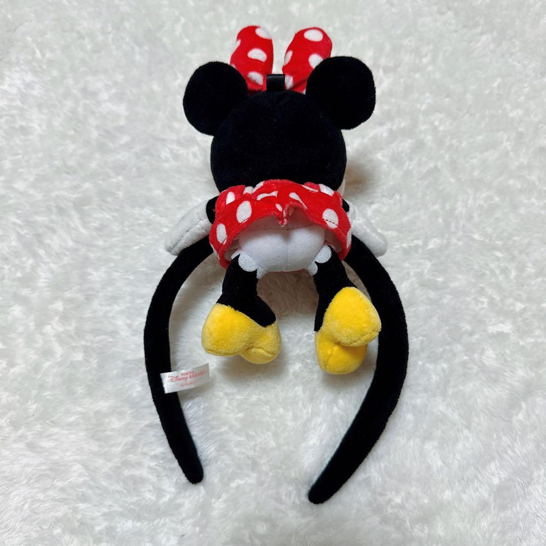 ディズニー ミニーマウス ぬいぐるみ付きカチューシャ ミニパル ファン