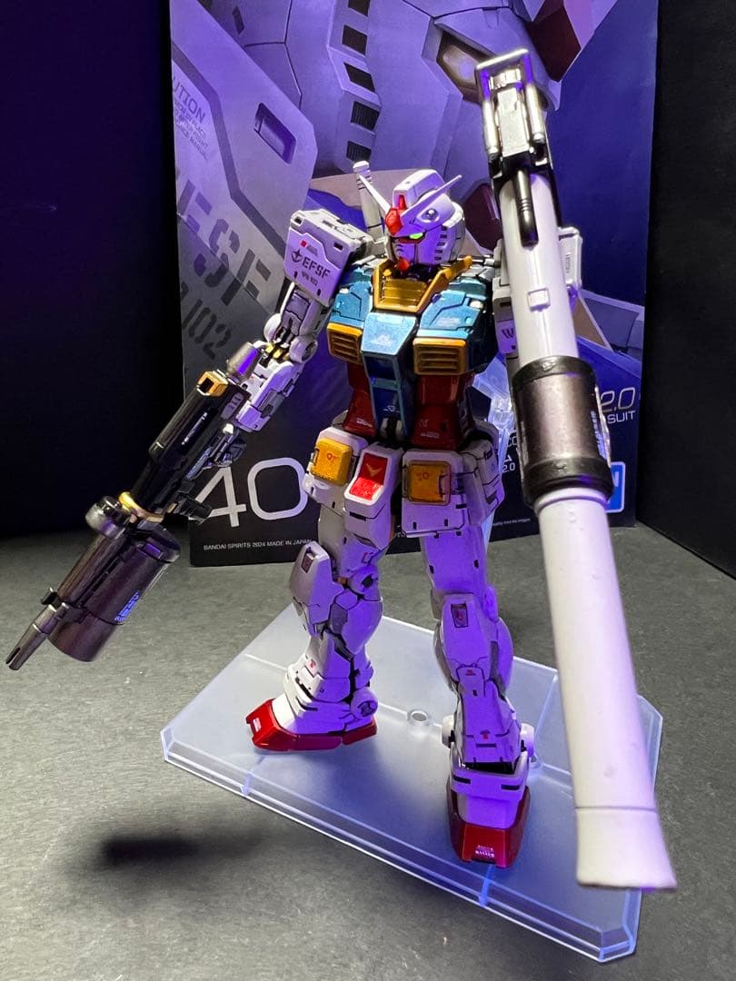 RG 1/144 rx-78-2 ガンダム ver2.0 Amazon.com: Bandai Hobby - Mobile Suit Gundam - RX-78-2 Gundam ver