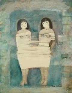 油絵 菅家令子 絵 絵画 インテリア F6-102023 人物 女性像