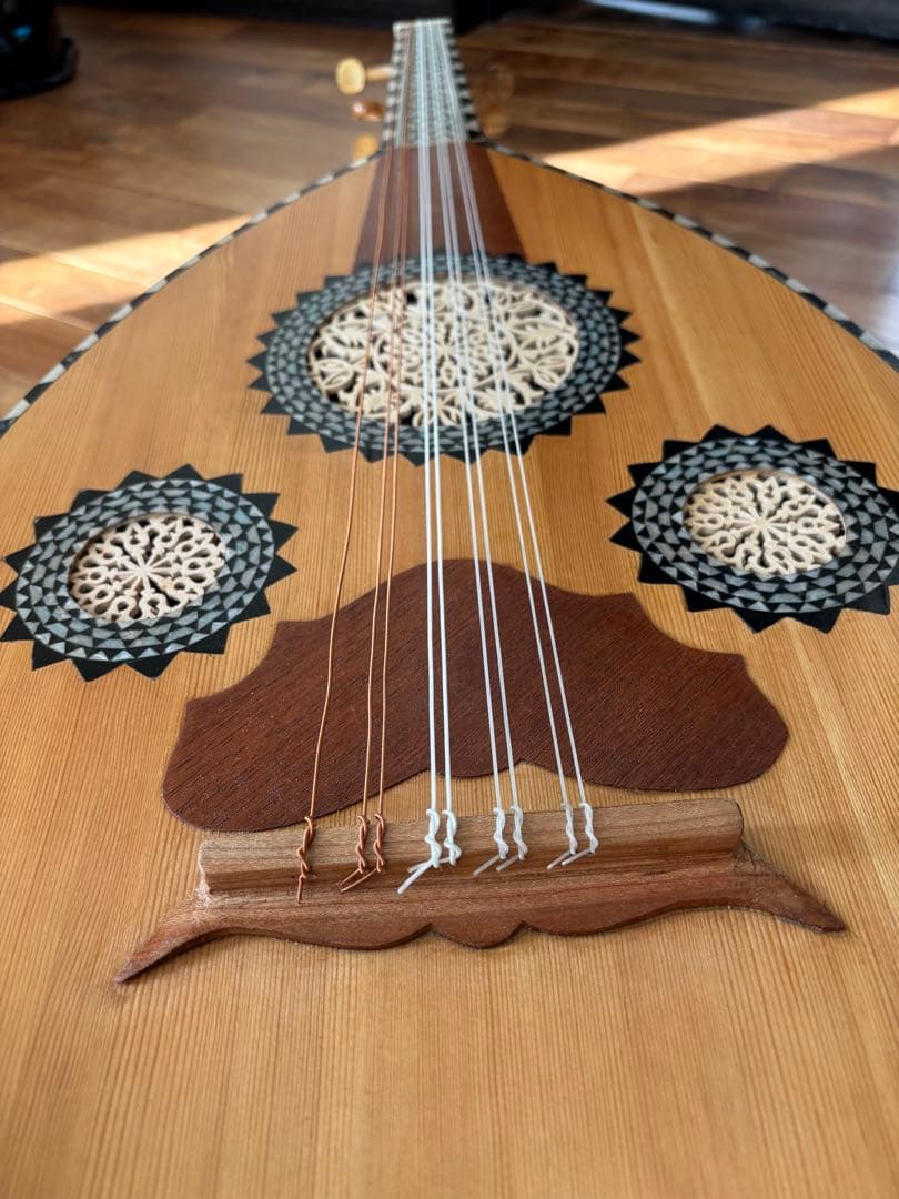 ウード OUD 12弦 リュード 木製 楽器 アラブ楽器 エジプト 弦楽器
