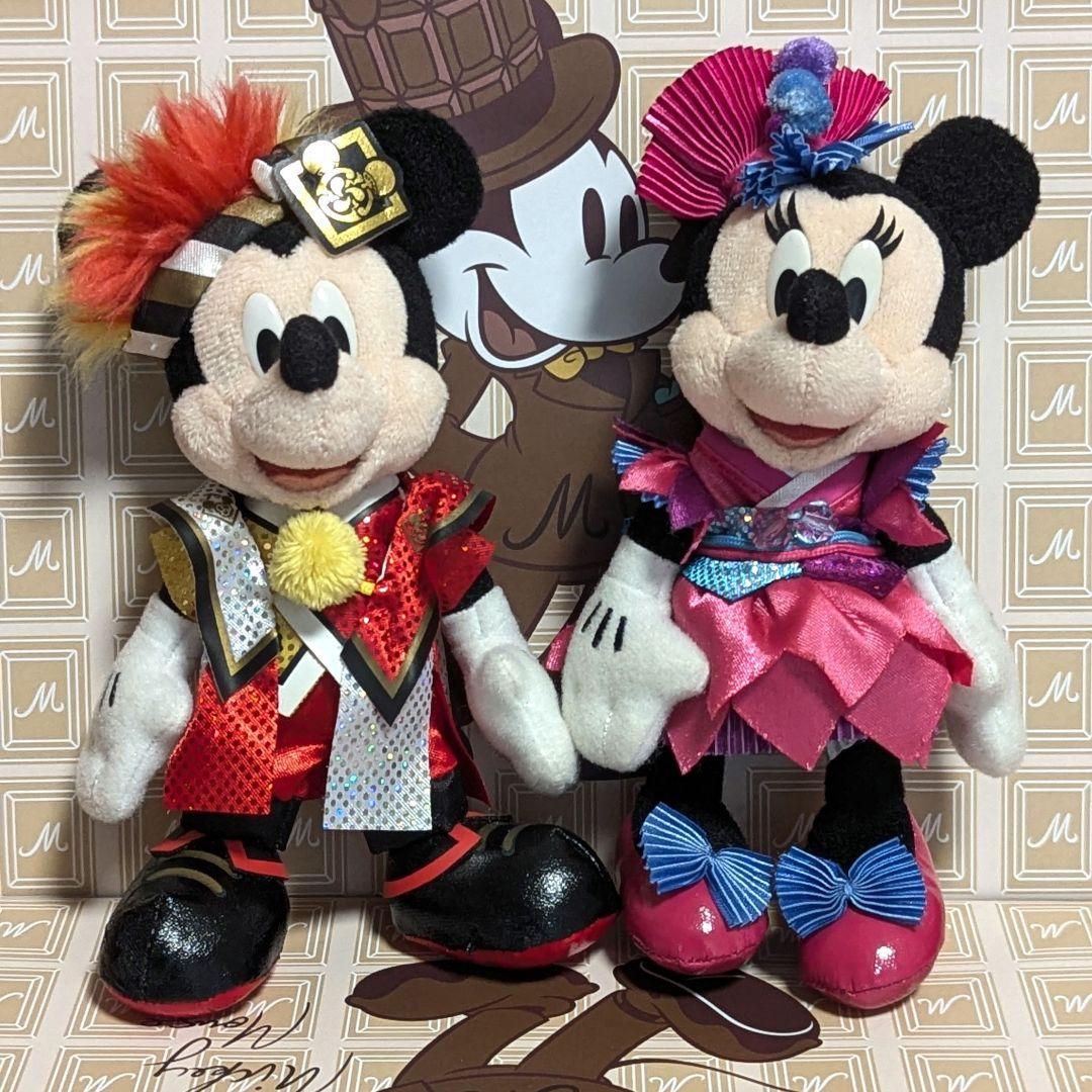 ディズニーランド ぬいぐるみバッジ 夏祭り 2013 ミッキー ミニー