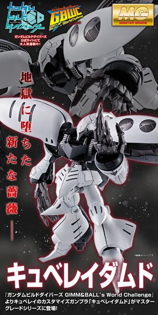 【新品未開封】MG キュベレイダムド ガンダムビルドダイバーズ ガンダムビルドダイバーズ」キュベレイダムドがMGシリーズに登場