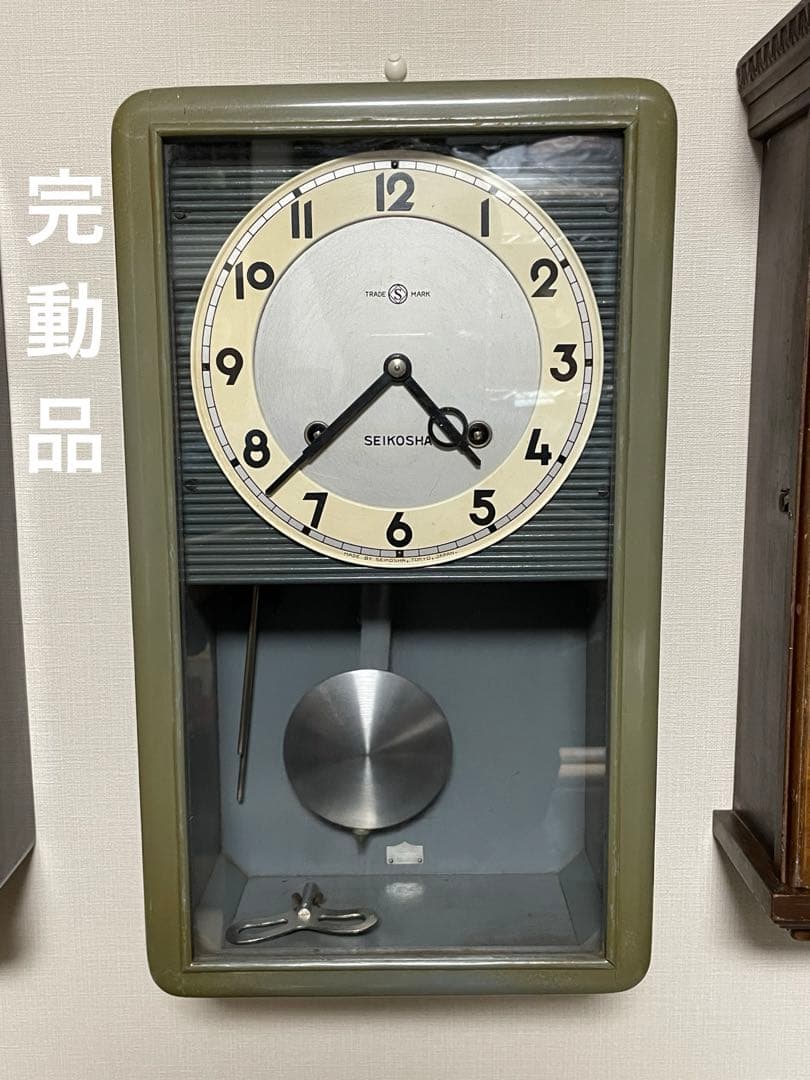 精工舎 振り子時計 完動品 - メルカリ