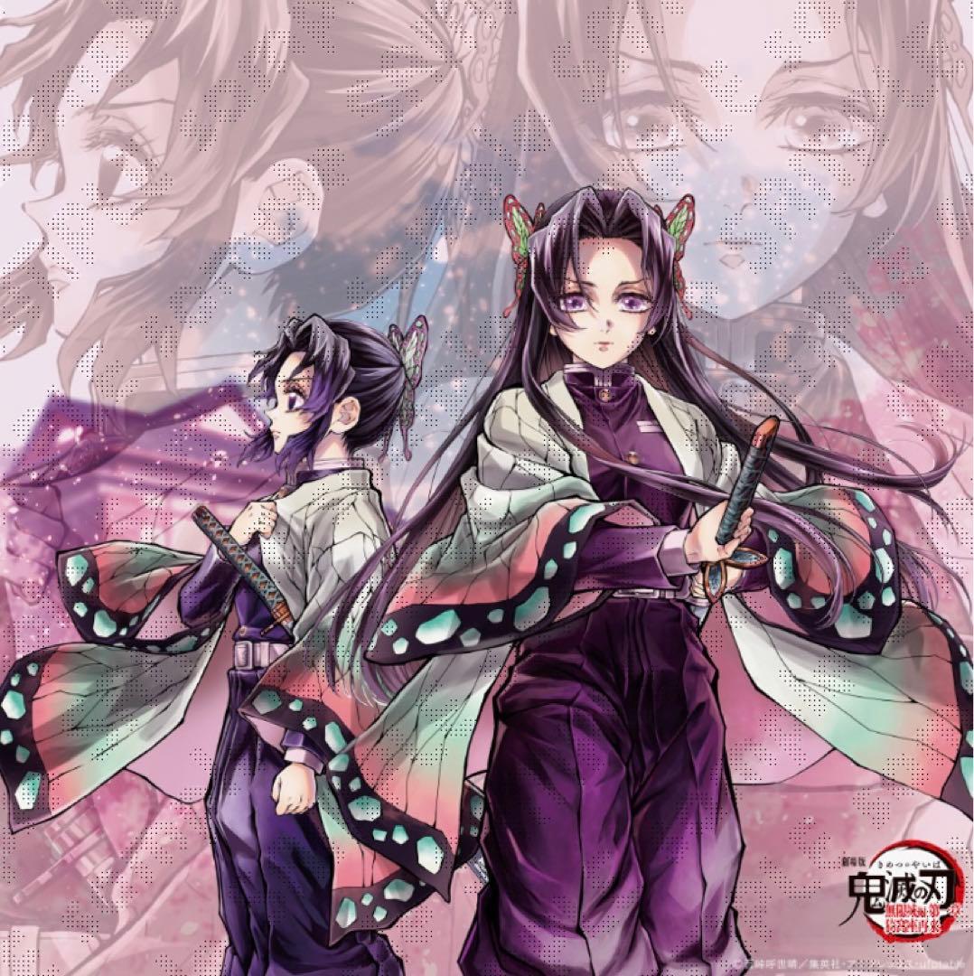 鬼滅の刃 「繋ぐ」描き下ろしイラスト ビッグポスター しのぶとカナエ