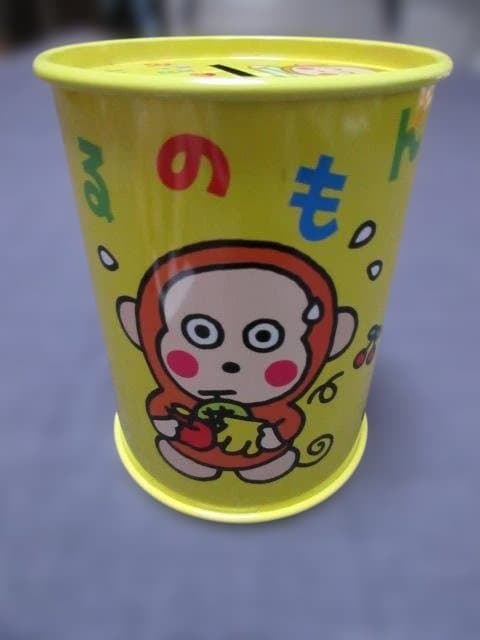 レトロ おさるのもんきち 貯金箱 缶 1992 サンリオ - メルカリ