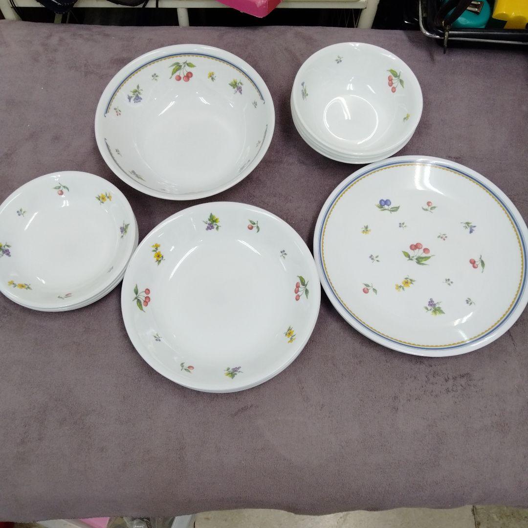 コレール 花柄食器セット 中皿 大皿 サラダボール 平皿20点 CORELLE（コレール） 食器18点セット 食器セット ワイルドフラワー 花