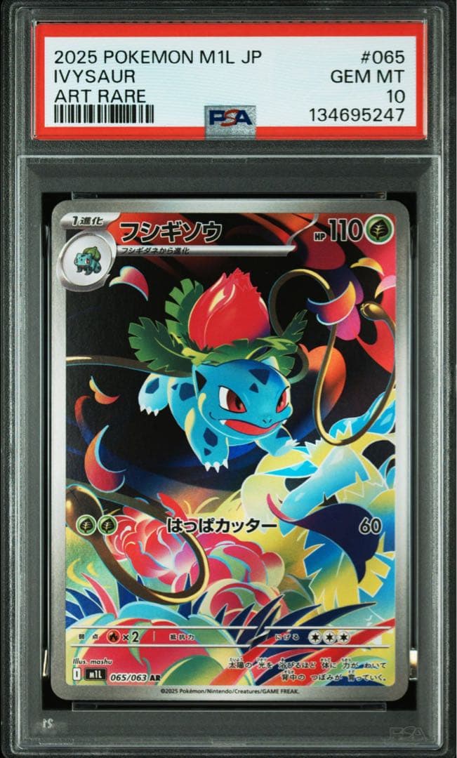 PSA10】フシギソウ AR M1L 065/063 メガブレイブ 【2連番】 - メルカリ