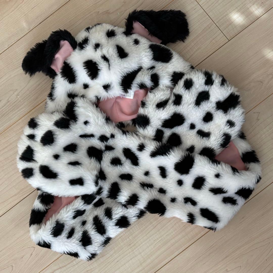 新品未使用 正規品ディズニー 101匹わんちゃん マフラーキャップ