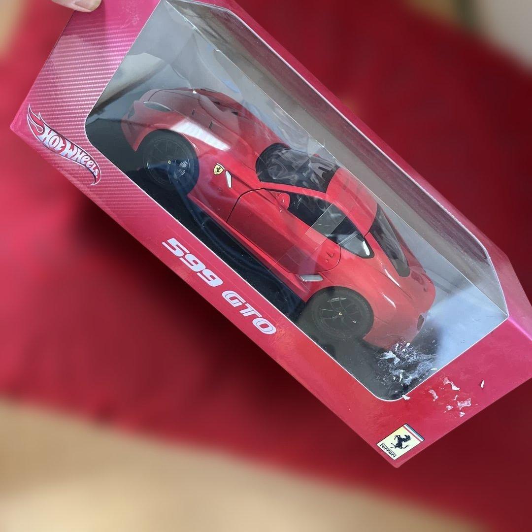 ミニカー Hot Wheels Ferrari 599 GTO 1:18 FERRARI 599 GTO SCUDERIA ROSSO RED HOT WHEELS ELITE EDITION 1:18