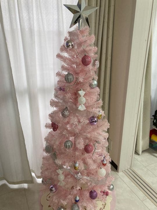 Francfrancフランフラン　クリスマスツリー150cm ピンク Amazon.co.jp: Francfranc フランフラン クリスマスツリー スターター