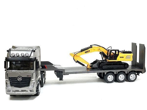 Huina 1552 9Ch 1/18 重機回送大型トレーラー ラジコン - メルカリ