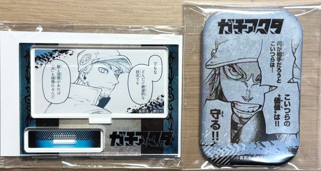 ガチアクタ グリス メモリーズミニスタンド スクエア缶バッジ TSUTAYA