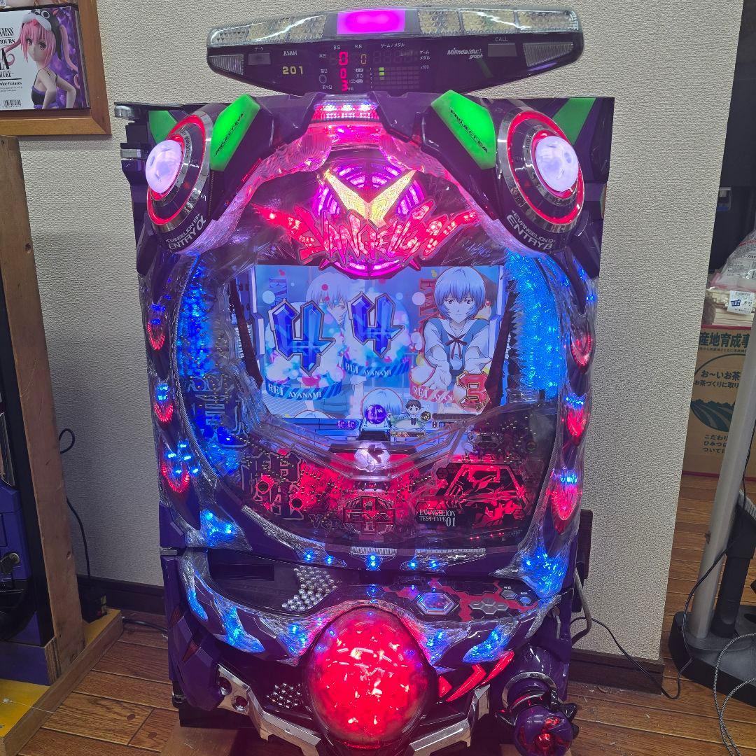 ビスティ CRエヴァンゲリオン9W 1/390.1 パチンコ実機 玉循環機能付き