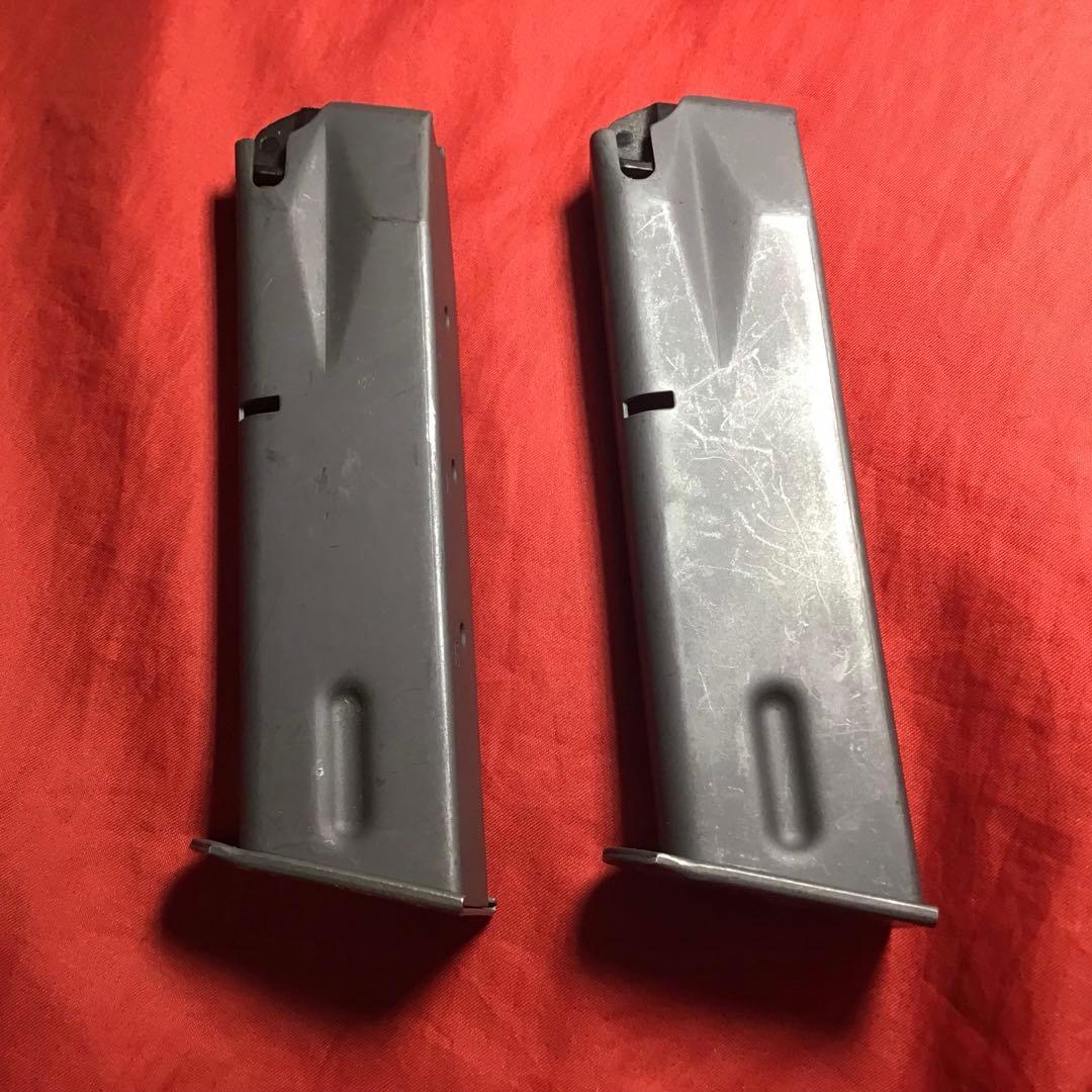 ベレッタ製　実物純正M9マガジン2本セット　中古品 実物】米軍 放出品 ベレッタ用 マガジン M9 M92 シリーズ 9mm 2本