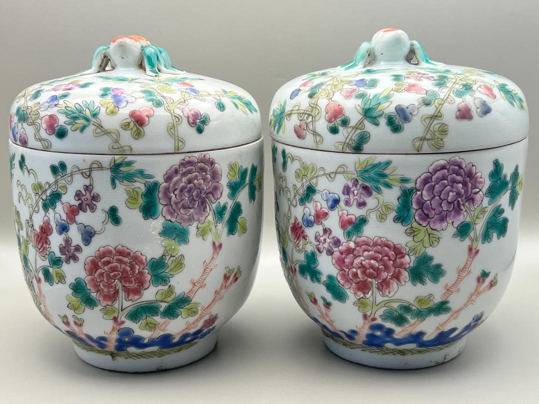 スペード　粉彩茶壺①　牡丹福寿文　同治年製在印　骨董品 時代品 中国美術 2026年最新】Yahoo!オークション -中国 粉彩の中古品・新品・未使用品一覧