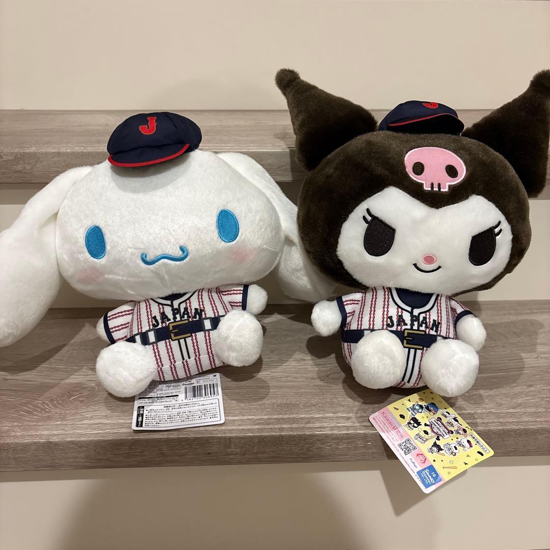 侍ジャパン × サンリオキャラクターズ 野球日本代表BIGぬいぐるみ 2種