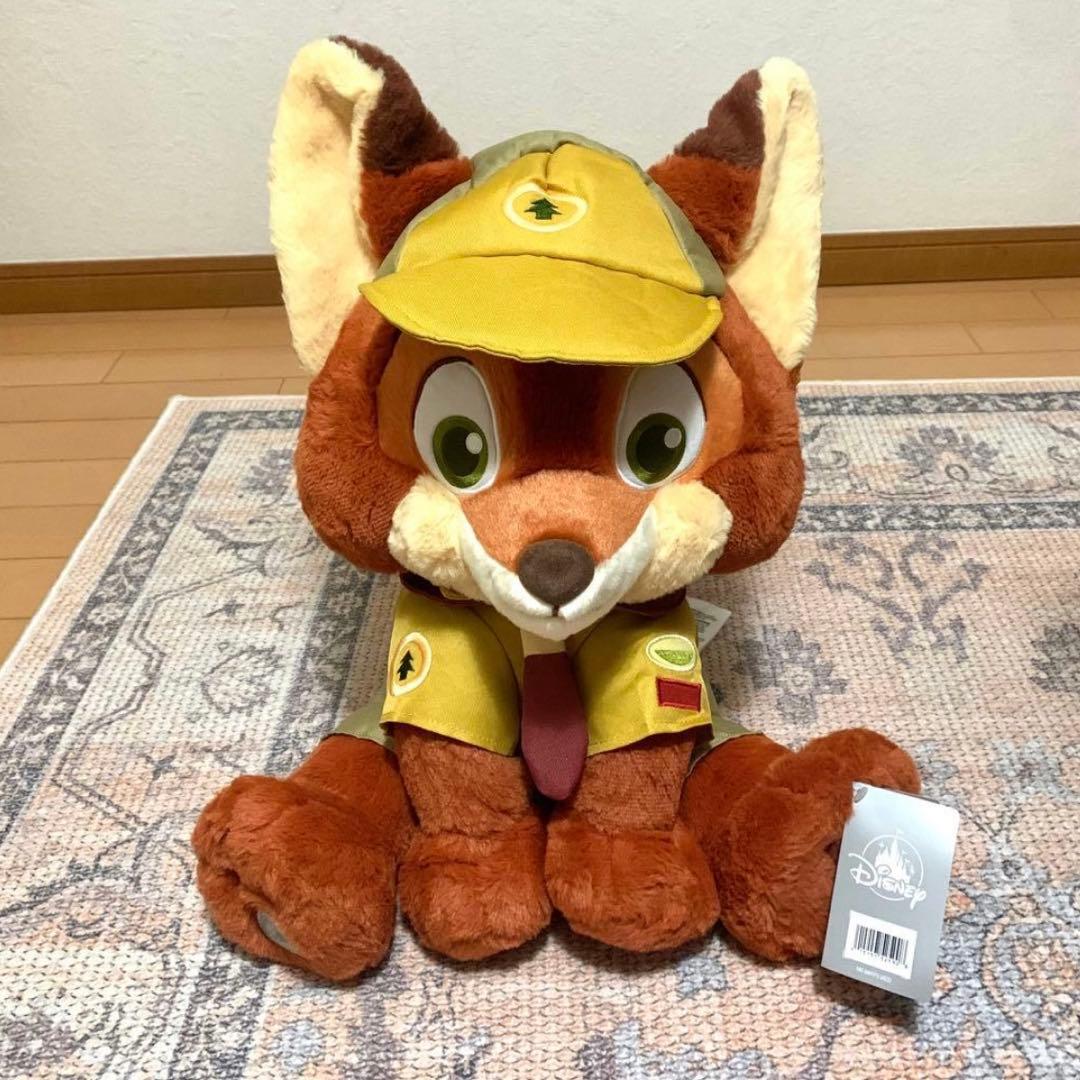 新品】ズートピア ニック 幼少期 ぬいぐるみ 海外ディズニー 上海