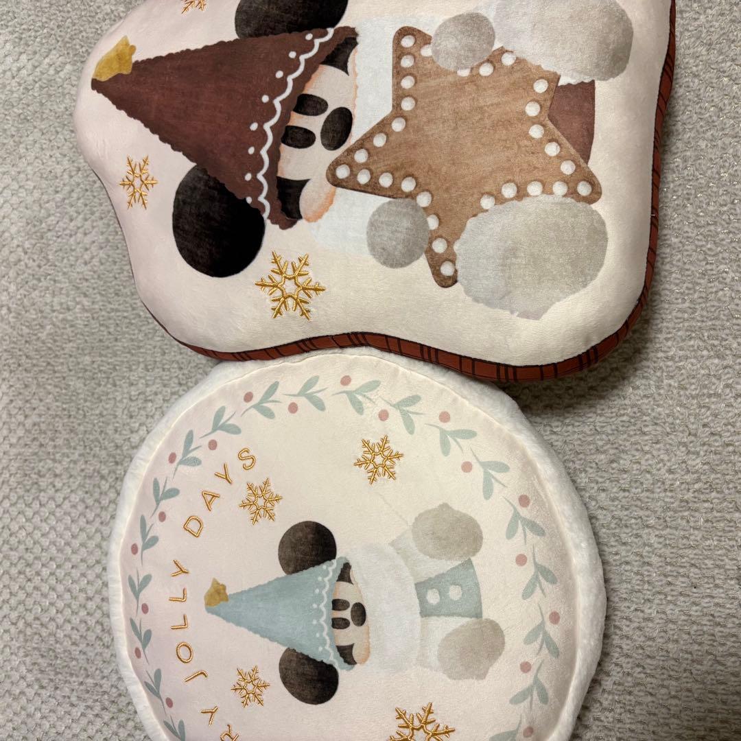 リルリンリン クリスマス クッションセット 新品タグ付】リルリンリン クッション セット ディズニー クリスマス