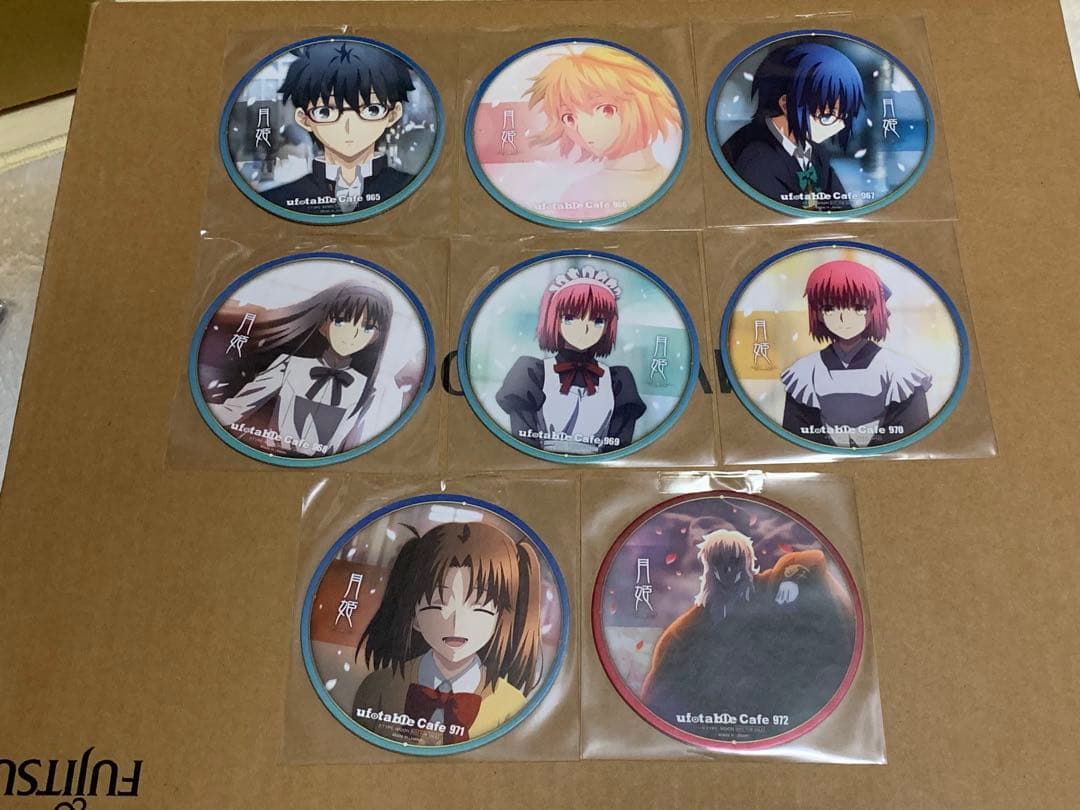 月姫 ufotable コラボカフェ コースター コラボドリンク特典 8種コンプ