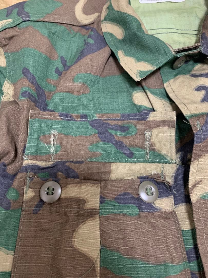 米軍実物 BDU 70s ジャングルファティーグ ブラウンリーフ リップス