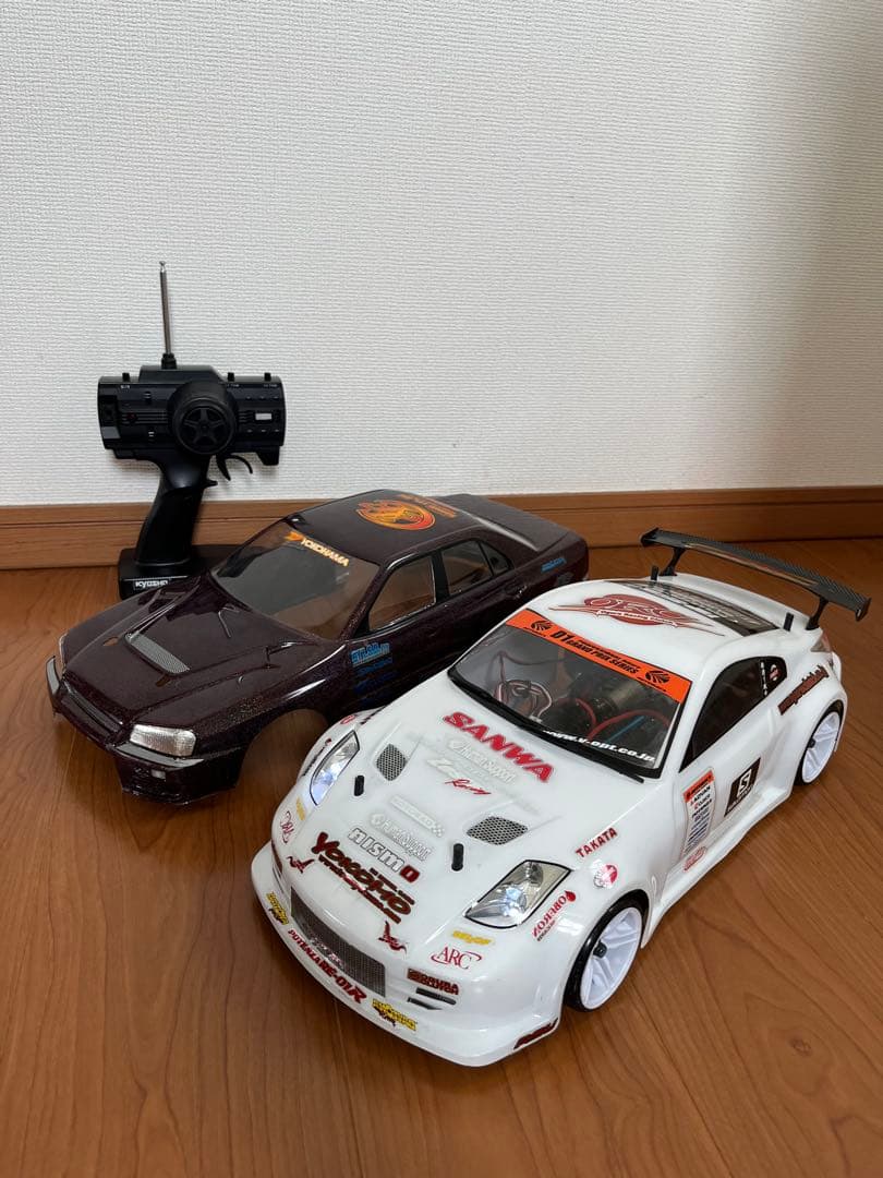 1/10 ラジコンドリフト ドリパケ Z33 LED電飾付おまけボディER34 Amazon | 1/10 日産 スカイライン ER34 BLITZ ラジコン ボディ LED付き