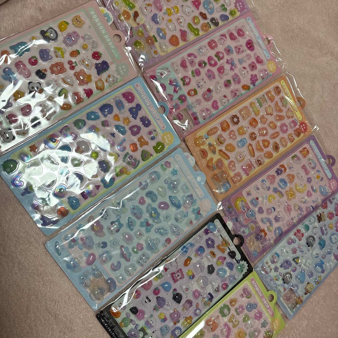 ボンボン ドロップシール 10シートセット - メルカリ