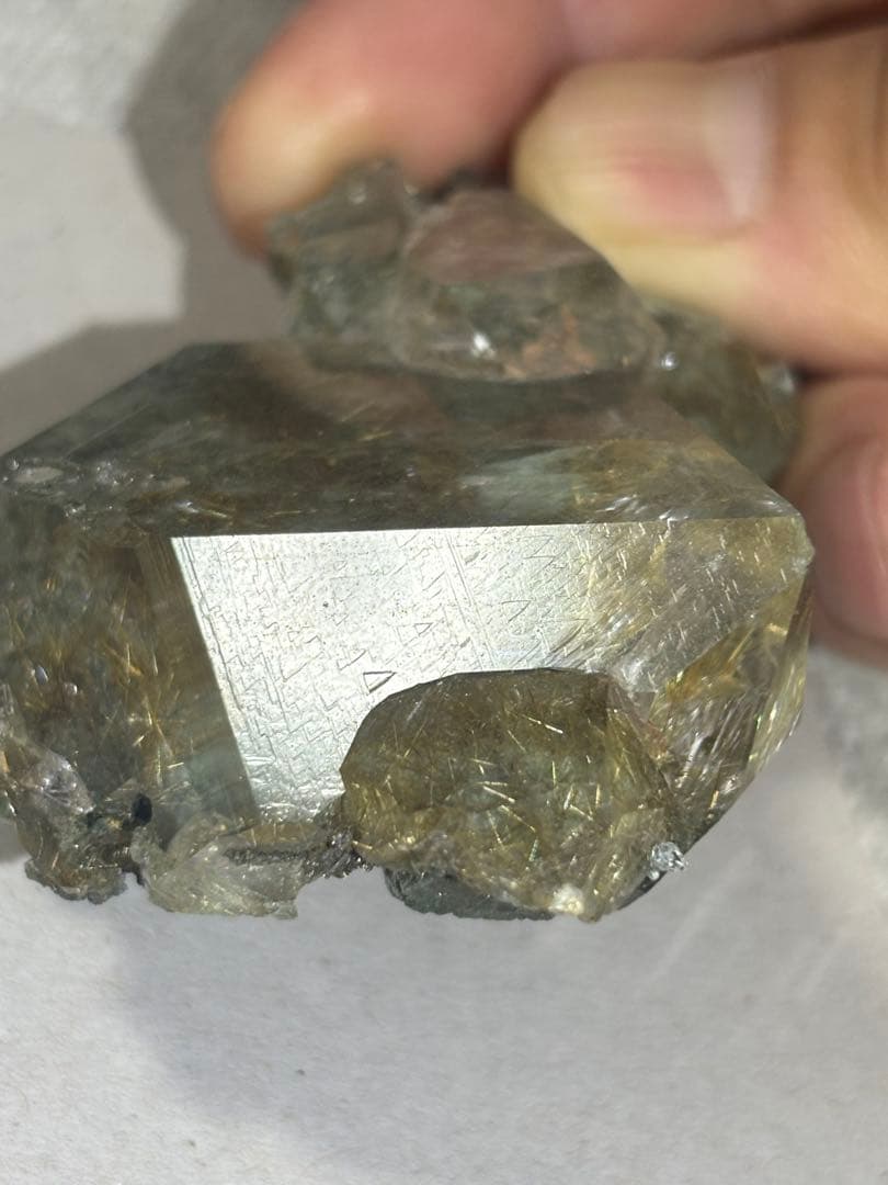 希少 マニハール水晶 ルチル共生 レコードキーパー多数 虹 - メルカリ