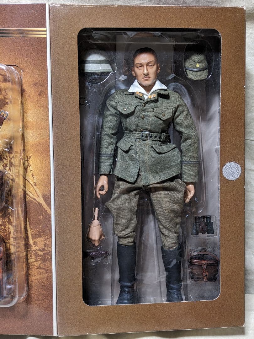 日本軍 陸軍 将校 軍服 ミリタリーフィギュア 中川三郎 中古 パーツ有り