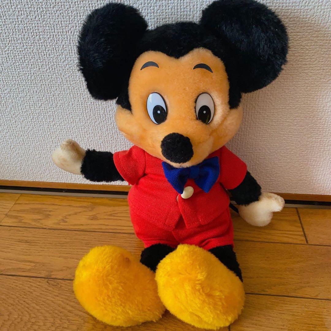 レア】昭和レトロ ミッキー＆ミニー ディズニー ぬいぐるみ - メルカリ