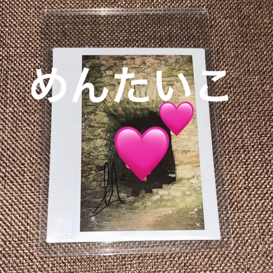 enhypen ヒスン 直筆サイン入りポラロイド - メルカリ