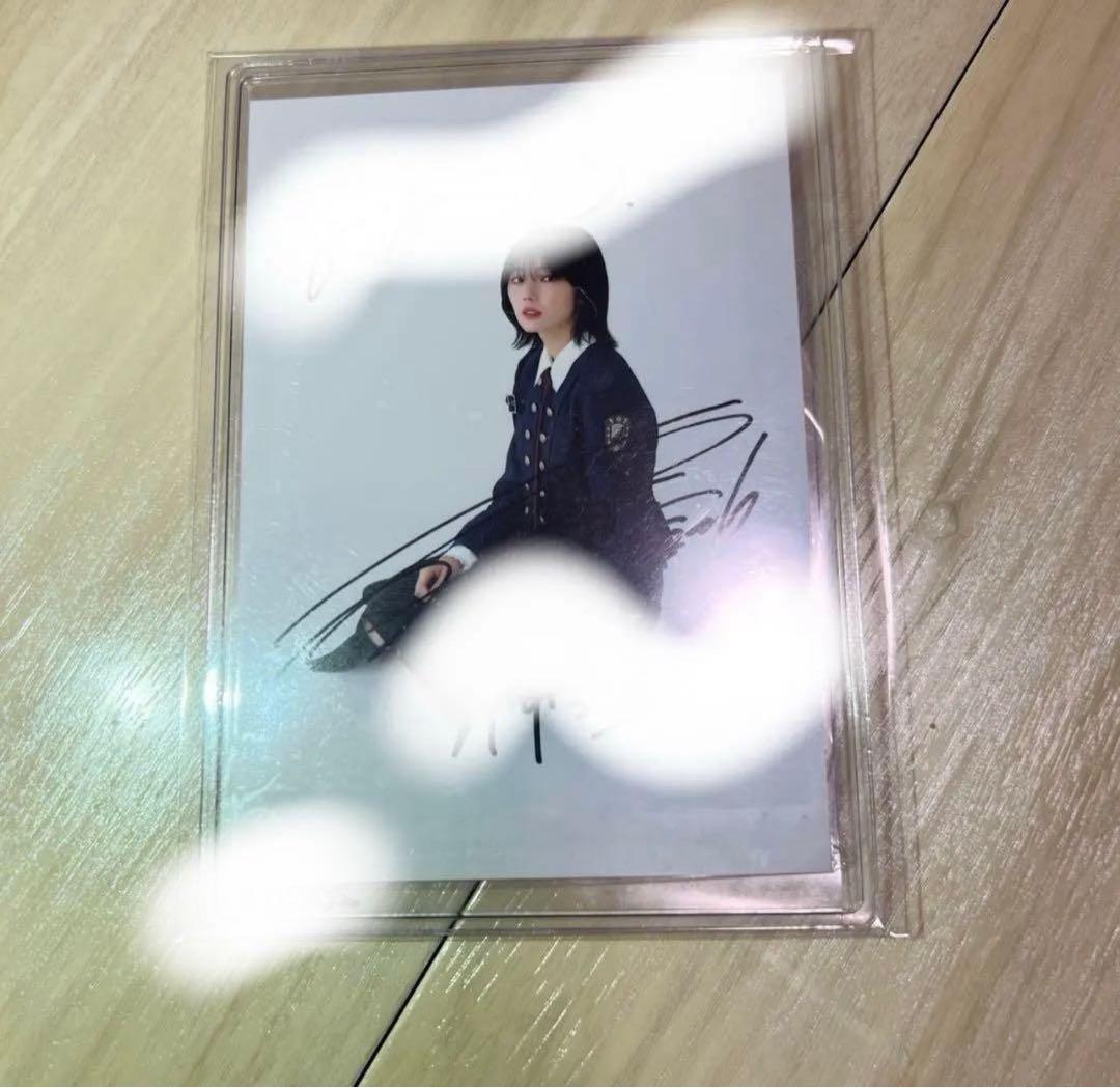 藤吉夏鈴　直筆サイン入り生写真　秘蔵生写真 櫻坂46藤吉夏鈴直筆サイン入り生写真 - メルカリ
