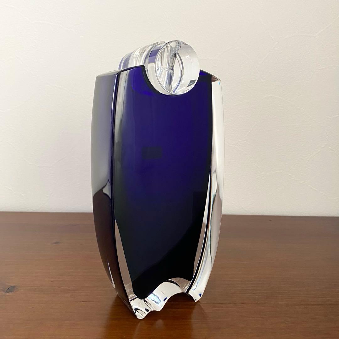 Baccarat バカラ オセアニア ブルー 花瓶 フラワーベース - メルカリ