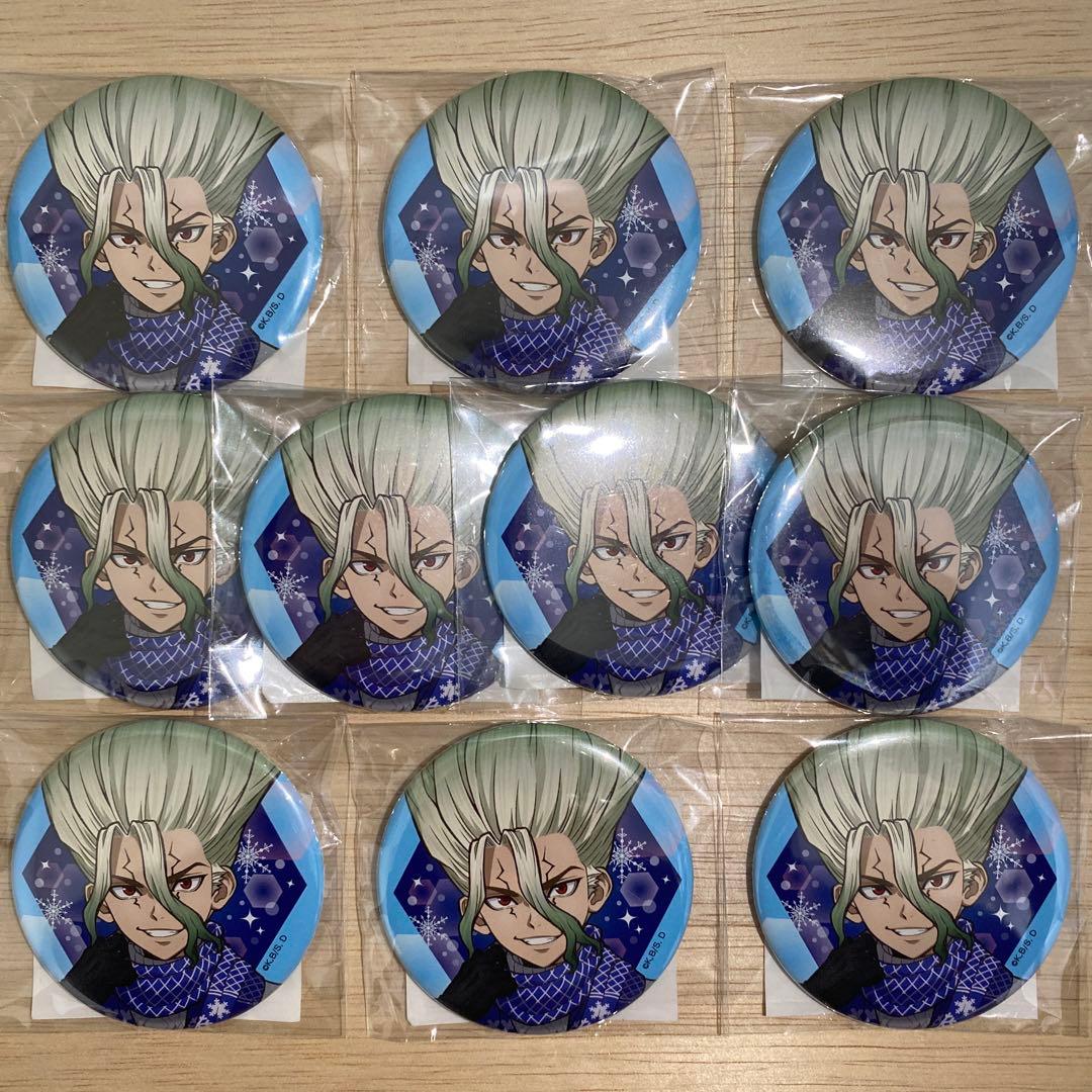 dr.stone 雪まつり プリンセスカフェ 缶バッジ 10個 石神千空 千空