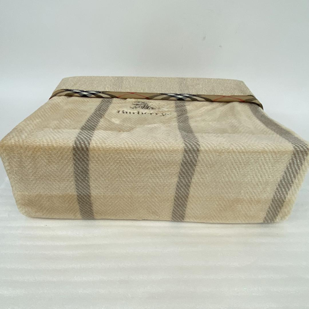 新品未使用】BURBERRY バーバリー 2way 綿毛布 パイルブランケット
