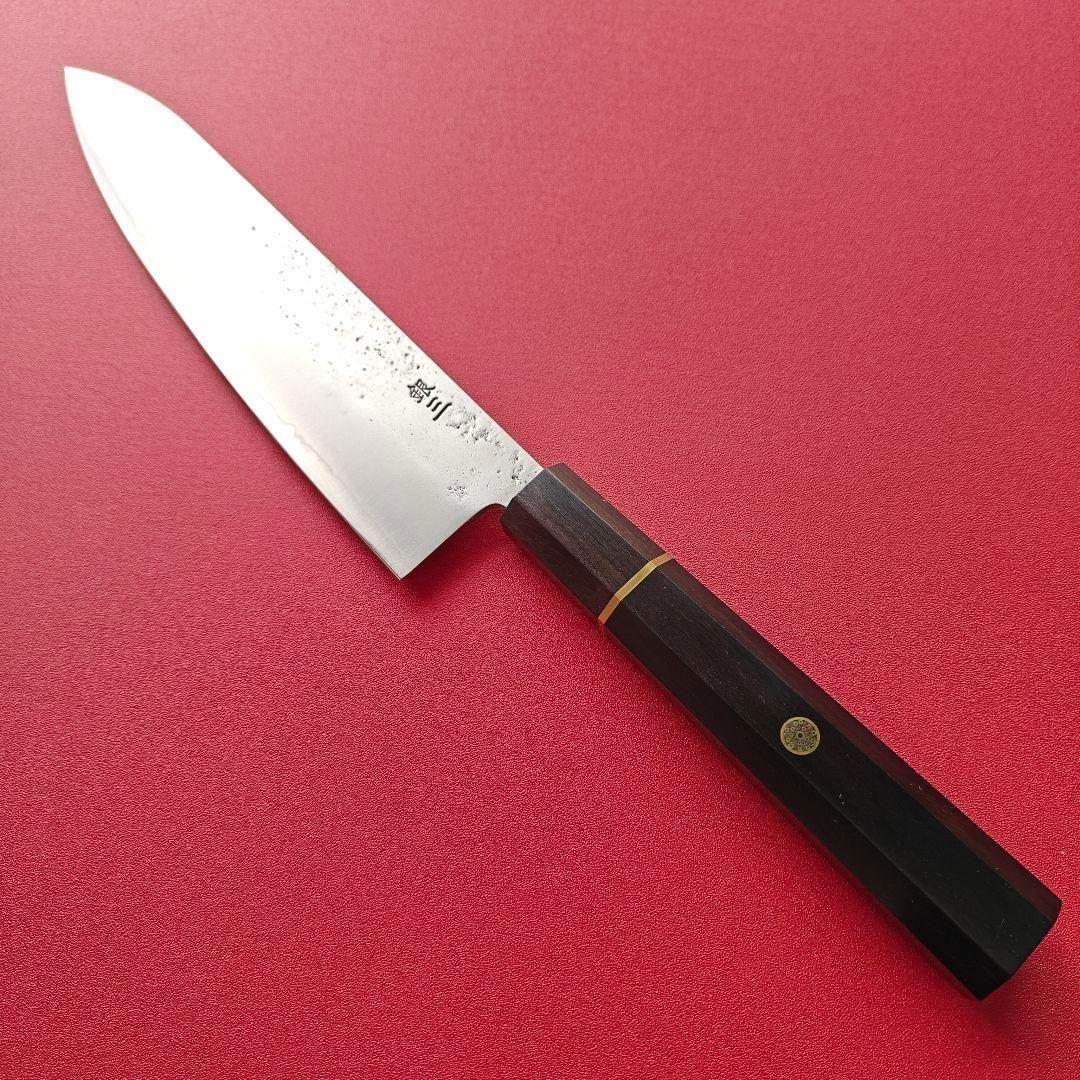 新品 本鍛造・銀三 和牛刀 牛刀包丁 黒檀八角柄