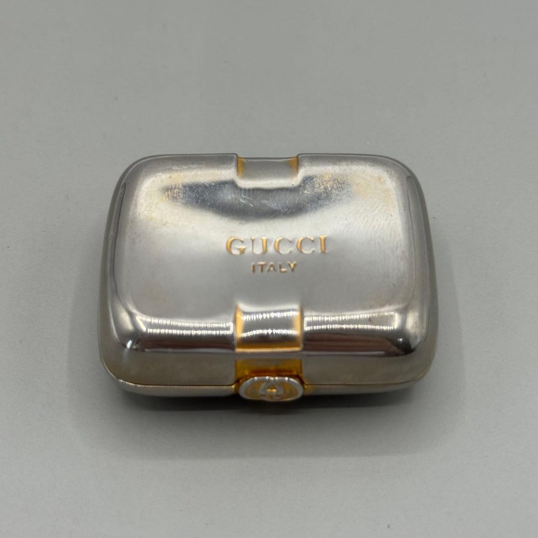 Old Gucci Vintage Jewelry Case Pill Box
