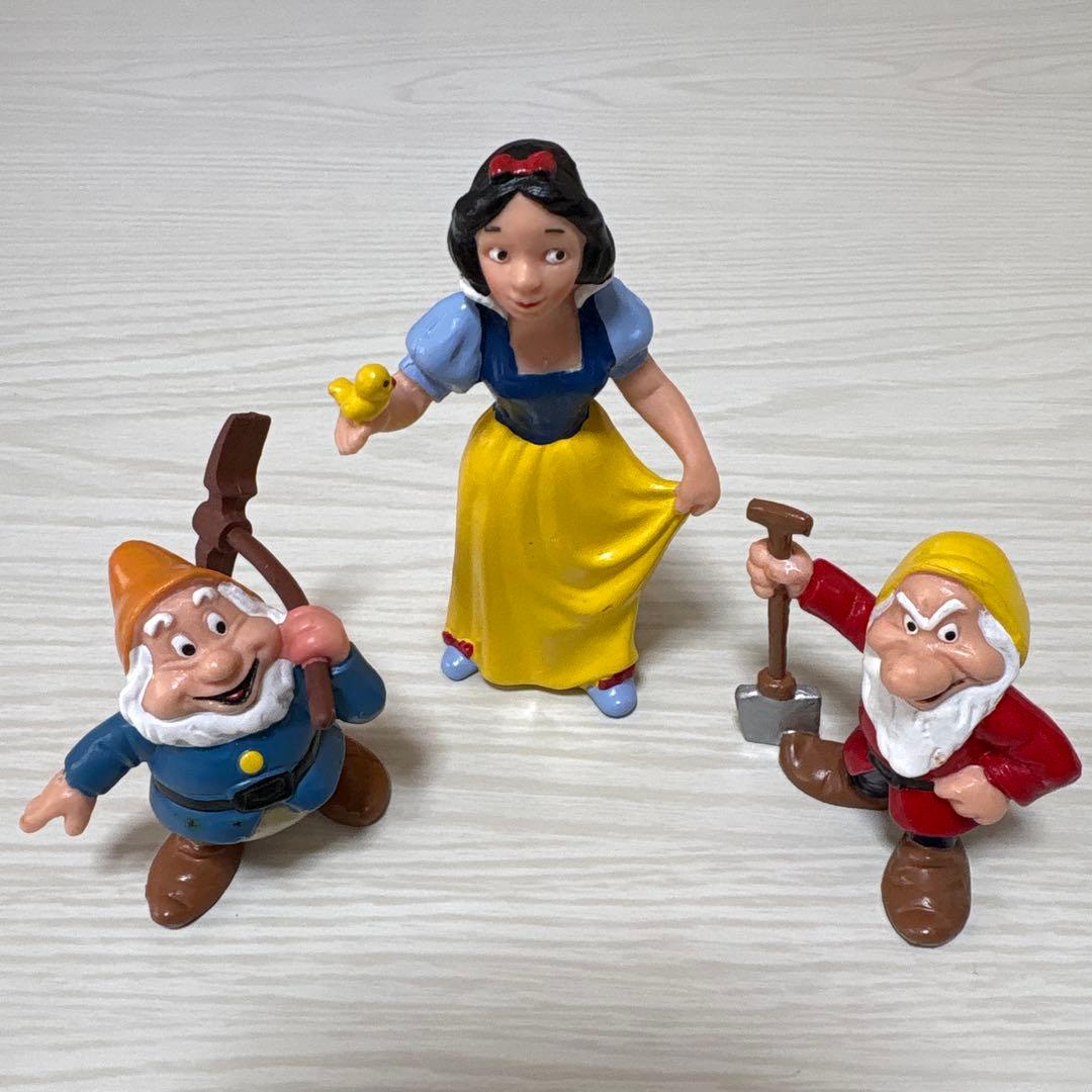 ディズニー 白雪姫と七人の小人 フィギュア セット レトロ - メルカリ