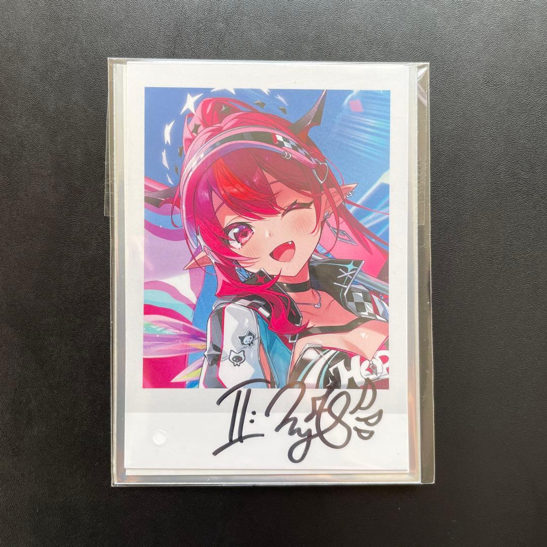 ホロライブ IRyS 活動3周年記念 直筆サイン入り チェキ風ブロマイド
