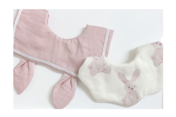 ハンドメイドスタイ　完成品2枚　セットb ベビースタイ（2種）キット（柄が選べるキット） | nunocoto fabric